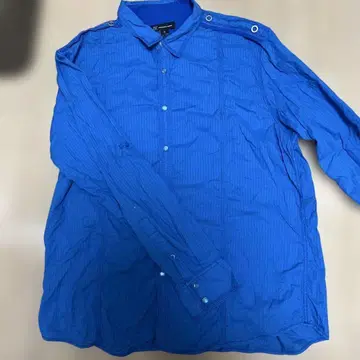 구제 의류 파랑 긴팔 셔츠