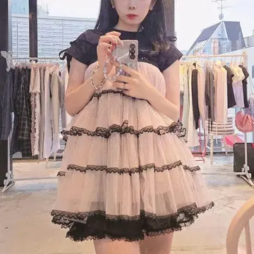 [ 새상품급 ] lilLilly 2way 기념일 미니 스커트