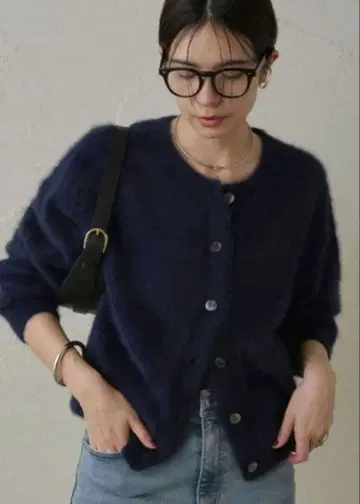 새상품급 [LOUNGEDRESS] 캐시미어 2WAY 니트