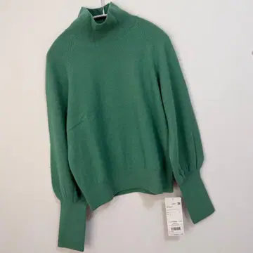 나노 유니버스 헤어리 하이 게이지 폼 슬리브 니트