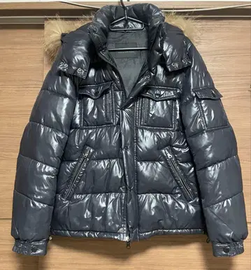 MEN'S MELROSE 블랙 다운 자켓 아우터 겉옷