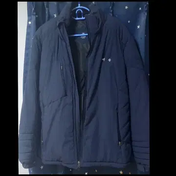 네이비 자켓 프론트 지퍼