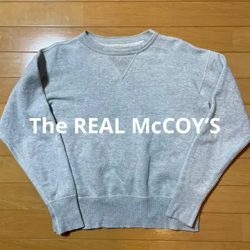 리얼 맥코이 BALL PARK 그레이 맨투맨 조 맥코이 앞 V