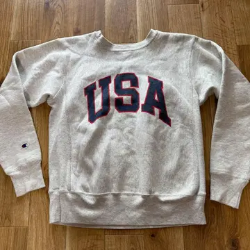 [ 새상품급 ] 챔피온 리버스 위브 USA제 빨간색 택 백프린트