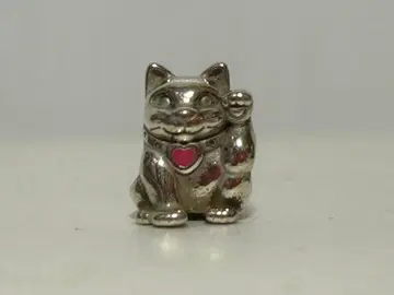 판도라 마네키네코 참 실버 박스형 미사용품