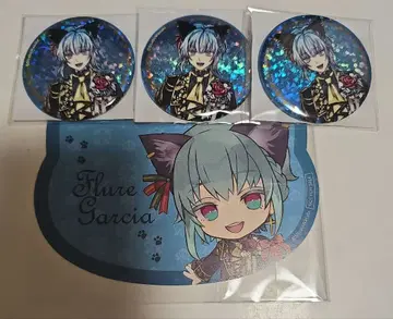 아크네코 악마 집사와 검은 고양이 난자 홀로그램 캔뱃지 특전 플뢰레