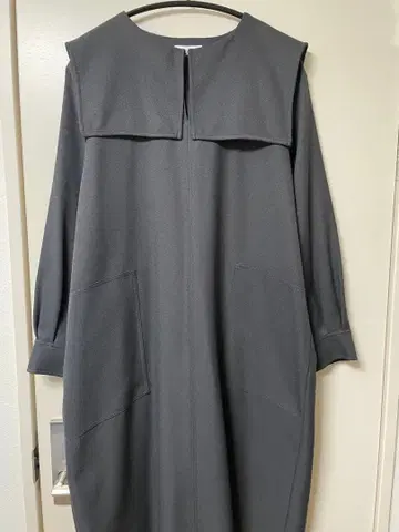 새상품급 SHIPS 울 라이크 세일러 카라 원피스