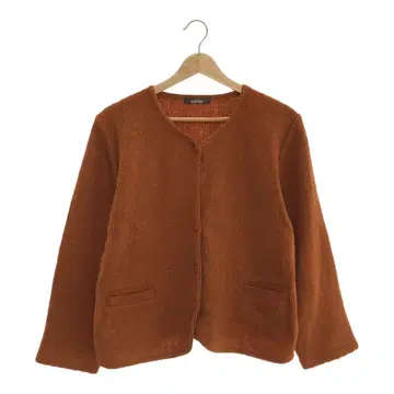 하자품 BABYLONE 바빌론 알파카 노카라 자켓 V넥