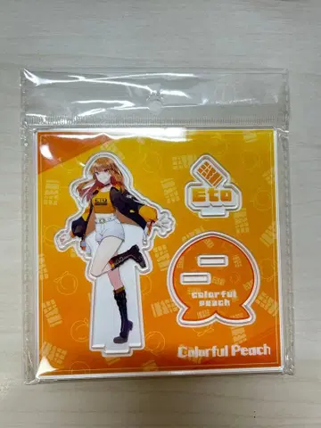 Eto 컬러풀 피치 아크릴 스탠드