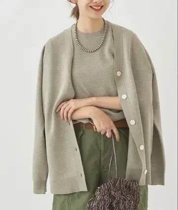 정가 17600엔 플라주 plage sweat 니트 가디건