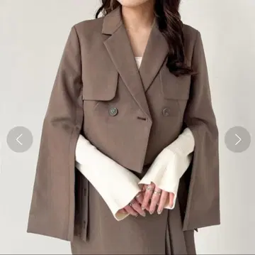 Heather DesignTailoredJacket 자켓 브라운