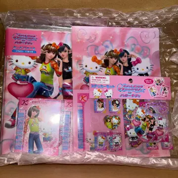 헬로키티 러브앤베리 카드 파일 클리어 파일 스티커