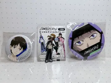 에반게리온 극장판 캐릭터 배지 컬렉션 캔뱃지 신지 참