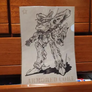 카와모리 쇼지 EXPO 아머드 코어 화이트 그린토 클리어 파일