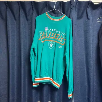 Oakland Raiders 스웨트 셔츠 터콰이즈
