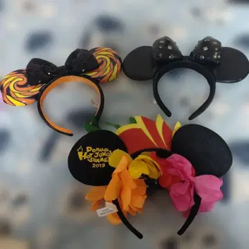 디즈니 캐릭터 머리띠 3종 세트
