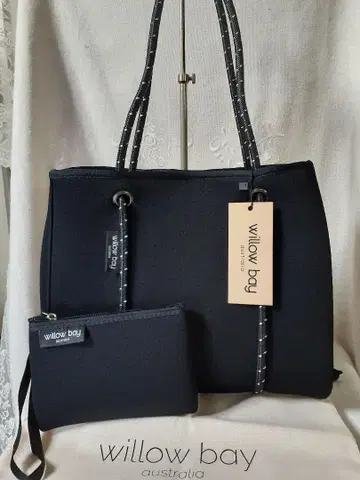 [ 미사용 ] willow bay 블랙 숄더백 파우치 포함