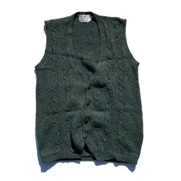 [ 80s ] 영국제 켄트 & 커원 셰틀랜드 니트 베스트 L