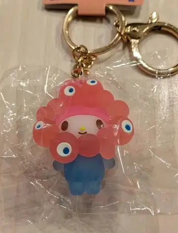 오사카 간사이 엑스포 입체 마스코트 클리어 컬러 키링 [ 마이멜로디 ]