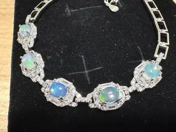 실버 925 오팔 팔찌