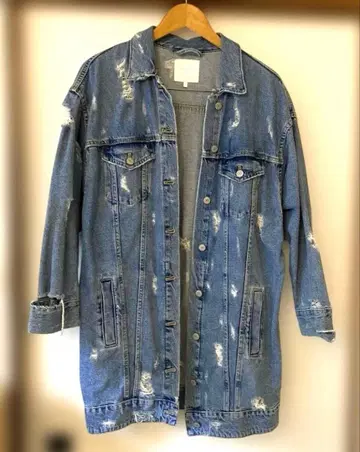 ZARA 데님 코트 G 자켓 자켓