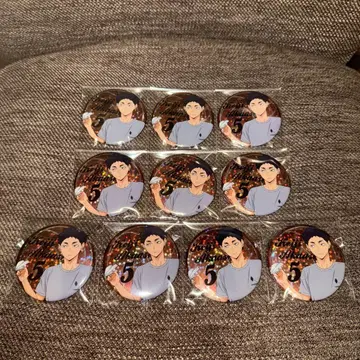 하이큐 애니메이션 카드 홀로그램 캔뱃지 종이비행기 아카아시 케이지 10점