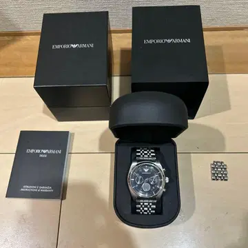 EMPORIO ARMANI 크로노그래프 손목시계