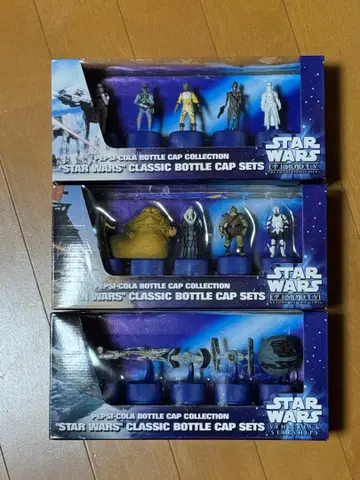 스타 워즈 펩시 병뚜껑 피규어 No.4 No.6 No.9