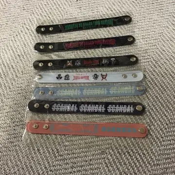 SCANDAL 러버 밴드 세트 7개