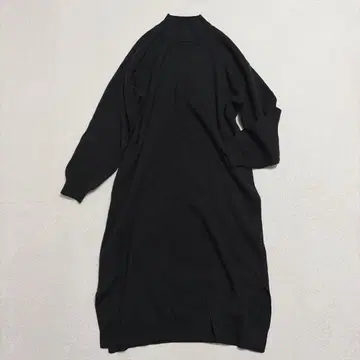 빅 사이즈 XL GU 하이넥 니트 원피스 노코어 캐주얼