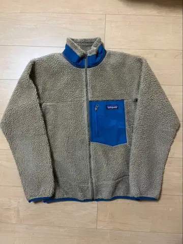 patagonia 클래식 레트로 자켓 XS 베이지/파랑