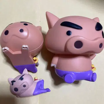 짱구는 못말려(크레용 신짱) 부리부리좌에몽 굿즈 3점 세트