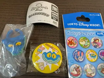 주토피아2 패션 반지 캔 배지 컬렉션 게리 2개 세트