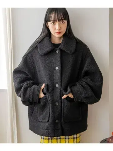 LOWRYSFARM 보아 블루종 블랙