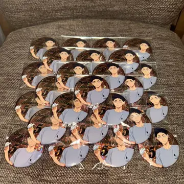 하이큐 애니메이션 카드 홀로그램 캔뱃지 종이비행기 아카아시 케이지 30개