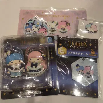 산리오 해피 복권 키키라라 피규어 아크릴 참 스티커