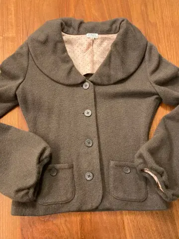 폭시 캐시미어 100% 니트 자켓 가디건