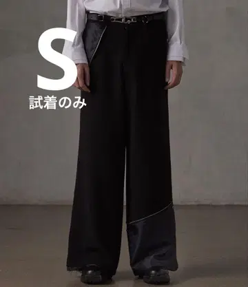 GRANCY ] 그랑시 리버스 레이어드 디자인 슬랙스