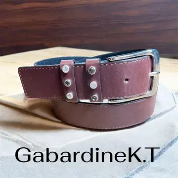 GabardineK.T. 스터드 장식 가죽 벨트