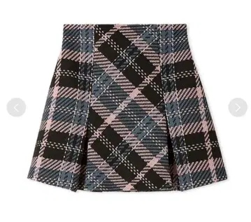 로빙 체크 미니 스커트 스나이델