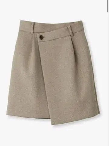 FRAY ID 본딩 미니 스커트 베이지