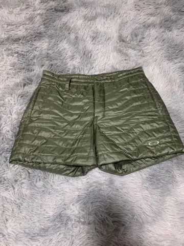 골프웨어 오클리 충전솜 숏팬츠 카키 안감 미세 기모 여성용 S