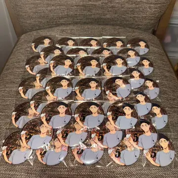 하이큐 애니메이션 데크 홀로그램 캔뱃지 종이비행기 아카아시 케이지 50개