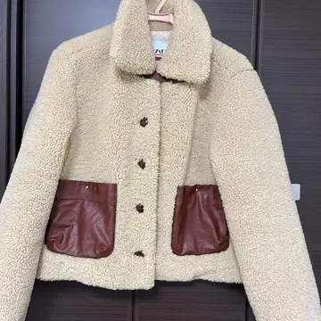 ZARA 보아 자켓 EUR S