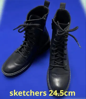 Skechers 블랙 통굽 부츠