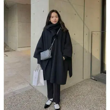 stunninglure 스터링 루어 스톨 판초 코트