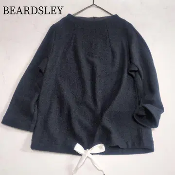 BEARDSLEY 융모 울 성인 세련 풀오버 블랙 드로 코드