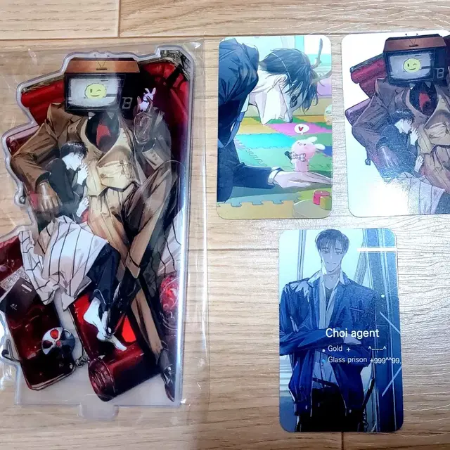 괴담출근 김솔음 브라운 아크릴 스탠드 최요원 포카 미개봉