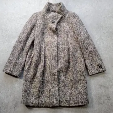 [새상품급] ESPIE 트위드 코트 베이지 계열 M 사이즈