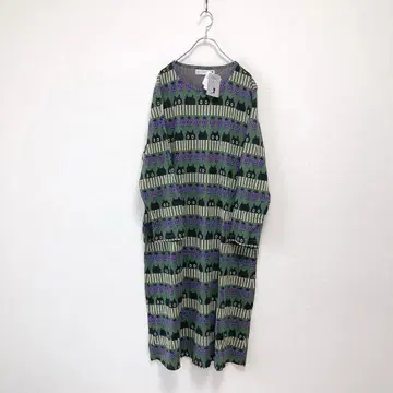 미사용 택 포함 마타노 아츠코 wacoal 와코루 룸웨어 원피스 XL